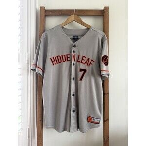 Box Lunch Naruto Shippuden Hidden Leaf Village Uzumaki Baseball Jersey - Mens L